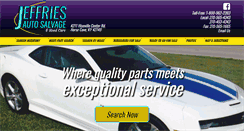 Desktop Screenshot of jeffriesauto.com